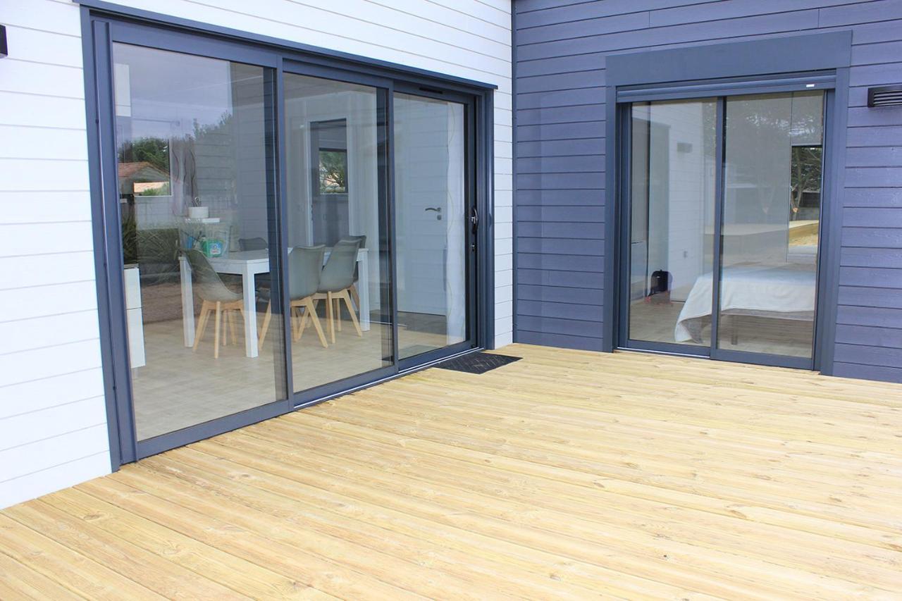 Chalet Pour 6, Domaine Avec Piscine Saint-Hilaire-de-Riez Luaran gambar
